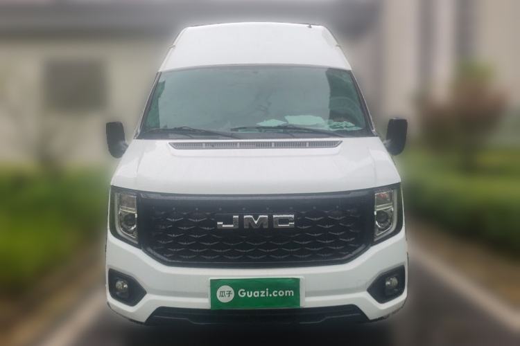 Used JMC Fushun 2023 2.0T Manual Diesel Long-Wheelbase High-Roof Business Van with Dual Rear Tires 6–9 Seats Front
