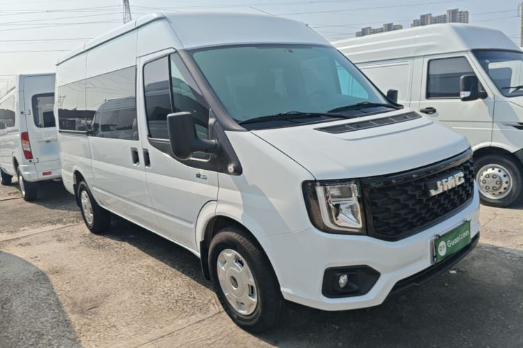 Used JMC Fushun 2023 2.0T Manual Mid-Drive Mid-Roof Commercial Multi-Purpose 7-Seater Passenger Vehicle Front Right 45 Deg