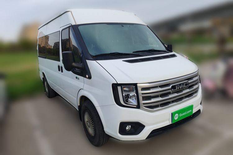 Used JMC Fushun 2023 2.0T Manual Mid-Drive Mid-Roof Commercial Multi-Purpose 7-Seater Passenger Vehicle Front Right 45 Deg