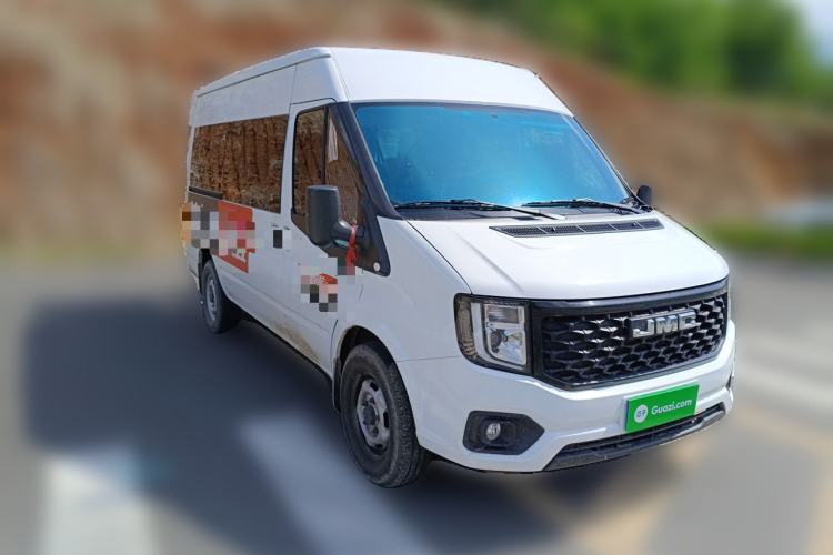 Used JMC Fushun 2023 2.0T Manual Mid-axle Mid-roof Commercial Multi-purpose 6-Seater Passenger Vehicle Front Right 45 Deg