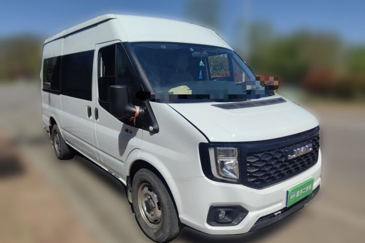 Used JMC Fushun 2023 2.0T Manual Mid-Drive Mid-Roof Commercial Multi-Purpose 7-Seater Passenger Vehicle Front Right 45 Deg