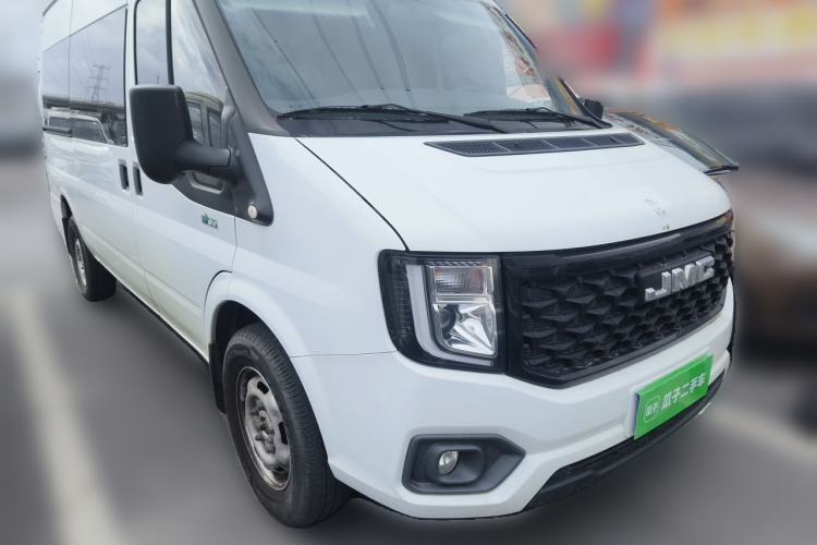 Used JMC Fushun 2023 2.0T Manual Mid-axle Mid-roof Commercial Multi-purpose 6-Seater Passenger Vehicle Front Right 45 Deg