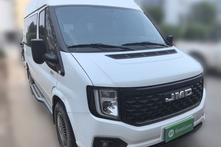 Used JMC Fushun 2023 2.0T Manual Short-Wheelbase Mid-Top Commercial Multi-Purpose 6-Seater Passenger Vehicle Front Right 45 Deg