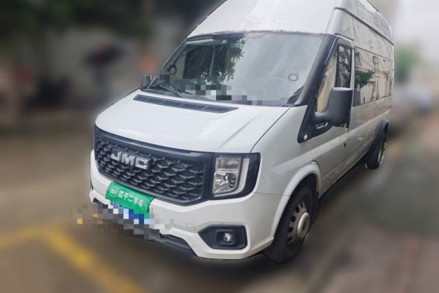 Used JMC Fushun 2023 2.0T Manual Diesel Long-Wheelbase High-Roof Business Van with Dual Rear Tires 6–9 Seats