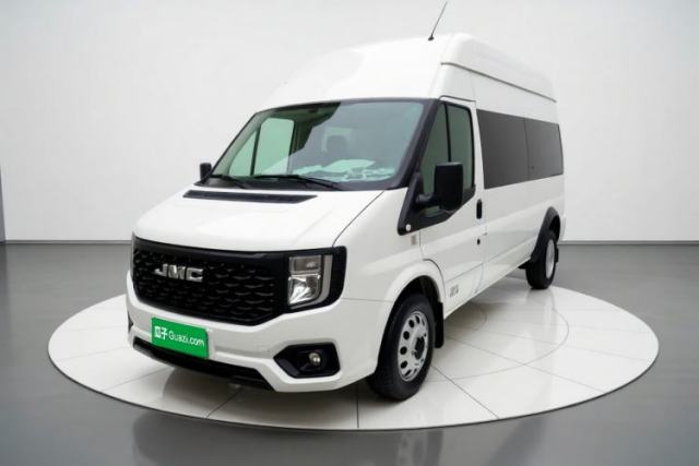 Used JMC Fushun 2023 2.0T Manual Diesel Long-Wheelbase High-Roof Business Van with Dual Rear Tires 6–9 Seats