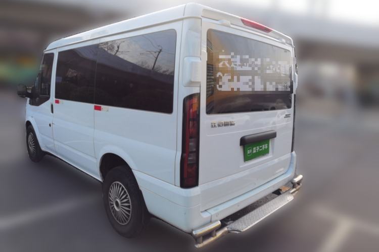 Used JMC Fushun 2023 2.0T Manual Short-Wheelbase Low-Roof Commercial Van 2/3 Seats with Lift-Up Tailgate Rear Left 45 Deg