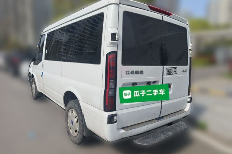 Used JMC Fushun 2023 2.0T Manual Short-Wheelbase Low-Roof Commercial Multi-Purpose Passenger Vehicle 6 Seats with Dual-Opening Tailgate Rear Left 45 Deg