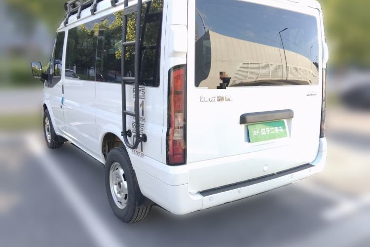 Used JMC Fushun 2023 2.0T Manual Short-Wheelbase Garage Version Commercial Van Transporter with 2/3 Seats Rear Left 45 Deg