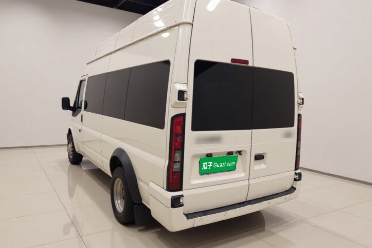 Used JMC Fushun 2023 2.0T Manual Diesel Long-Wheelbase High-Roof Business Van with Dual Rear Tires 6–9 Seats Rear Left 45 Deg