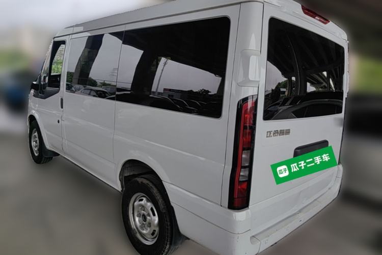 Used JMC Fushun 2023 2.0T Manual Short-Wheelbase Low-Roof Commercial Multi-Purpose Passenger Vehicle 6 Seats with Dual-Opening Tailgate Rear Left 45 Deg