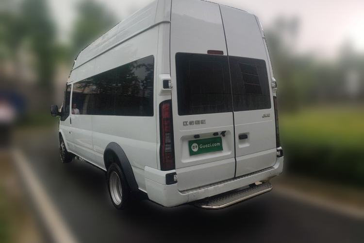 Used JMC Fushun 2023 2.0T Manual Diesel Long-Wheelbase High-Roof Business Van with Dual Rear Tires 6–9 Seats Rear Left 45 Deg