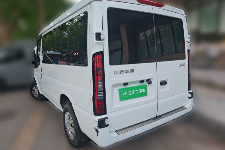 Used JMC Fushun 2023 2.0T Manual Short-Wheelbase Low-Roof Commercial Multi-Purpose Passenger Vehicle 6 Seats with Dual-Opening Tailgate Rear Left 45 Deg