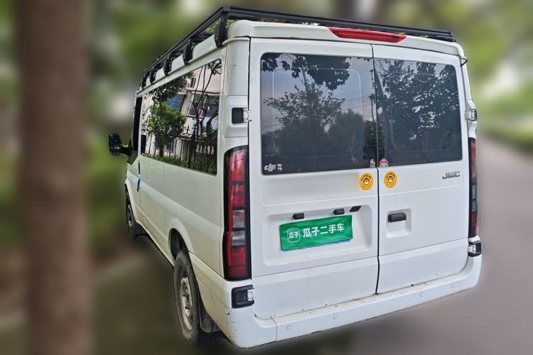 Used JMC Fushun 2023 2.0T Manual Short-Wheelbase Low-Roof Commercial Multi-Purpose Passenger Vehicle 6 Seats with Dual-Opening Tailgate Rear Left 45 Deg