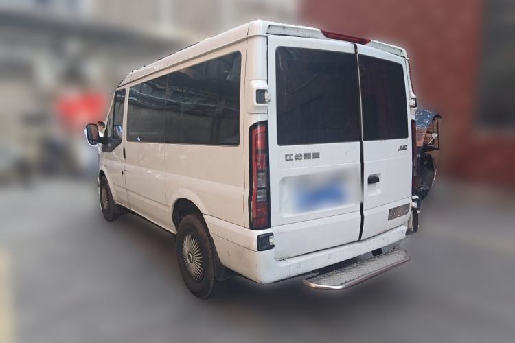 Used JMC Fushun 2023 2.0T Manual Short-Wheelbase Low-Roof Commercial Van 2/3 Seats with Dual-Swing Tailgate Rear Left 45 Deg