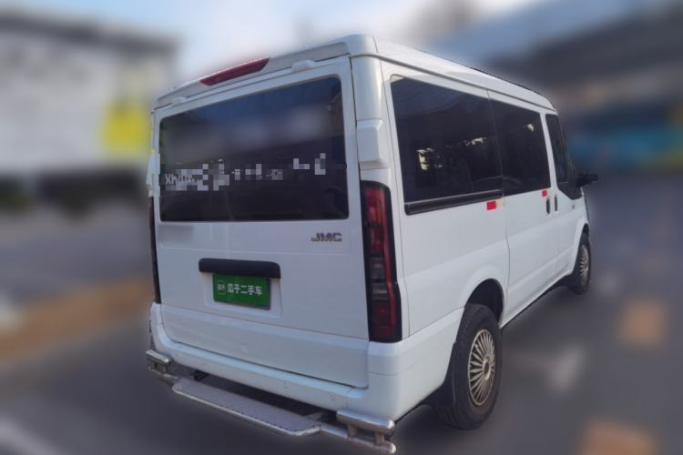 Used JMC Fushun 2023 2.0T Manual Short-Wheelbase Low-Roof Commercial Van 2/3 Seats with Lift-Up Tailgate Rear Right 45 Deg