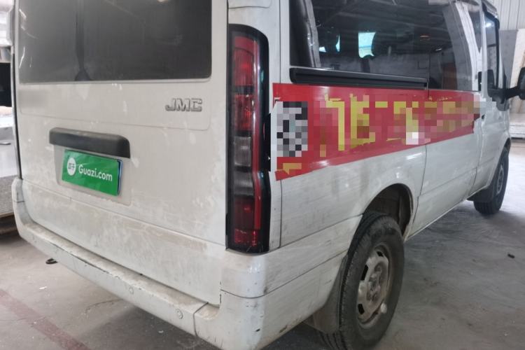 Used JMC Fushun 2023 2.0T Manual Short-Wheelbase Low-Roof Commercial Van 2/3 Seats with Lift-Up Tailgate Rear Right 45 Deg