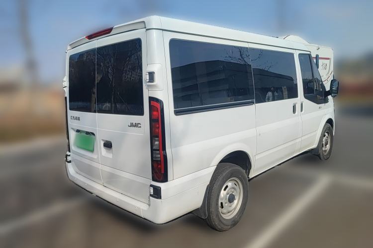 Used JMC Fushun 2023 2.0T Manual Short-Wheelbase Low-Roof Commercial Multi-Purpose Passenger Vehicle 6 Seats with Dual-Opening Tailgate Rear Right 45 Deg