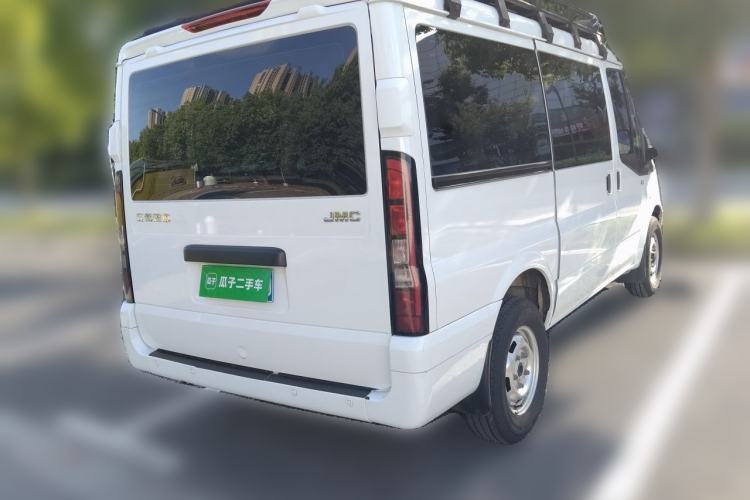 Used JMC Fushun 2023 2.0T Manual Short-Wheelbase Garage Version Commercial Van Transporter with 2/3 Seats Rear Right 45 Deg