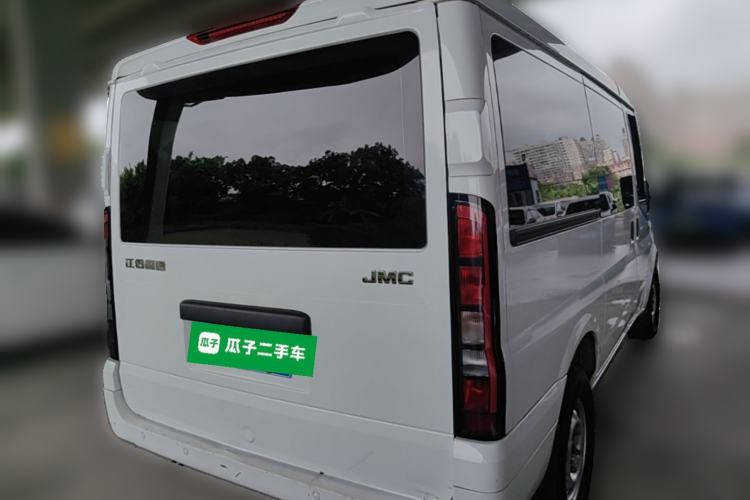 Used JMC Fushun 2023 2.0T Manual Short-Wheelbase Low-Roof Commercial Multi-Purpose Passenger Vehicle 6 Seats with Dual-Opening Tailgate Rear Right 45 Deg