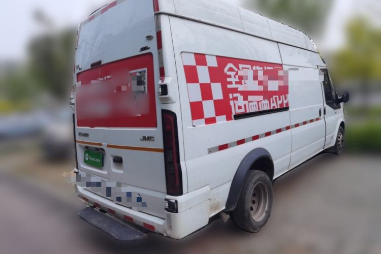 Used JMC Fushun 2023 2.0T Automatic Long-Wheelbase High-Roof Commercial Van—2/3 Seats Rear Right 45 Deg