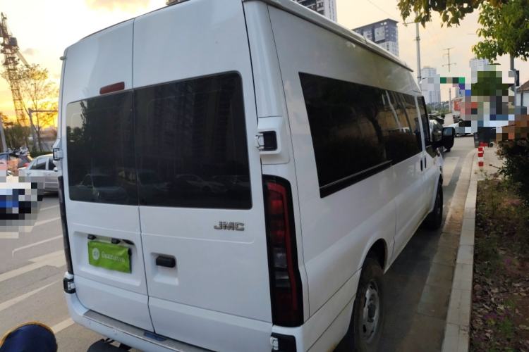 Used JMC Fushun 2023 2.0T Manual Mid-Drive Mid-Roof Commercial Multi-Purpose 7-Seater Passenger Vehicle Rear Right 45 Deg