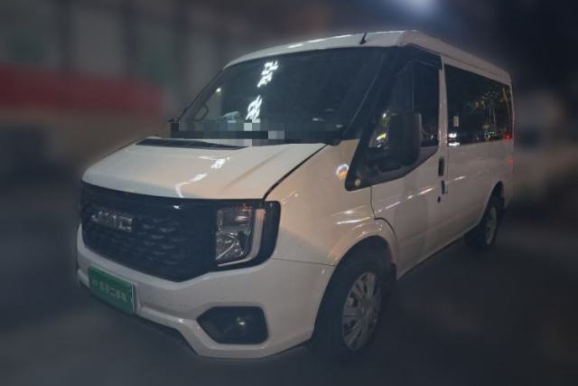 Used JMC Fushun 2023 2.0T Manual Short-Wheelbase Low-Roof Commercial Multi-Purpose Passenger Vehicle 6 Seats with Dual-Opening Tailgate