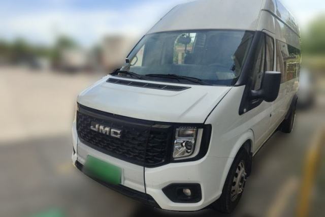 Used JMC Fushun 2023 2.0T Manual Diesel Long-Wheelbase High-Roof Business Van with Dual Rear Tires 6–9 Seats