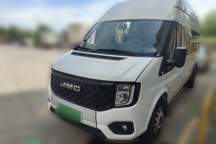 Used JMC Fushun 2023 2.0T Manual Diesel Long-Wheelbase High-Roof Business Van with Dual Rear Tires 6–9 Seats Guazi used car, China used car export, Used car for sale, Used cars, Cheapest cars for sale
