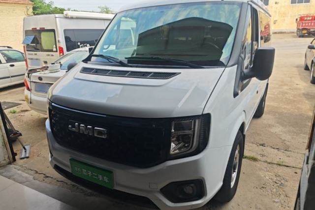Used JMC Fushun 2023 2.0T Manual Short-Wheelbase Low-Roof Commercial Multi-Purpose Passenger Vehicle 6 Seats with Dual-Opening Tailgate