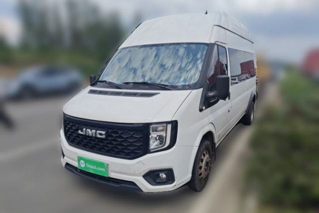 Used JMC Fushun 2023 2.0T Manual Diesel Long-Wheelbase High-Roof Business Van with Dual Rear Tires 6–9 Seats