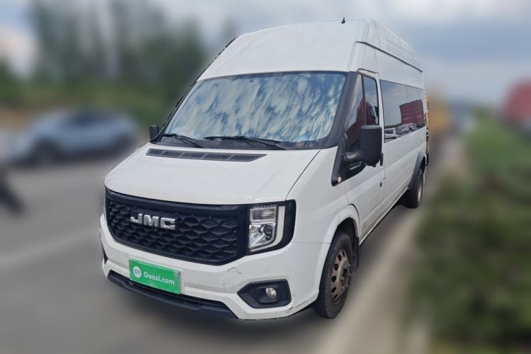 Used JMC Fushun 2023 2.0T Manual Diesel Long-Wheelbase High-Roof Business Van with Dual Rear Tires 6–9 Seats Guazi used car, China used car export, Used car for sale, Used cars, Cheapest cars for sale