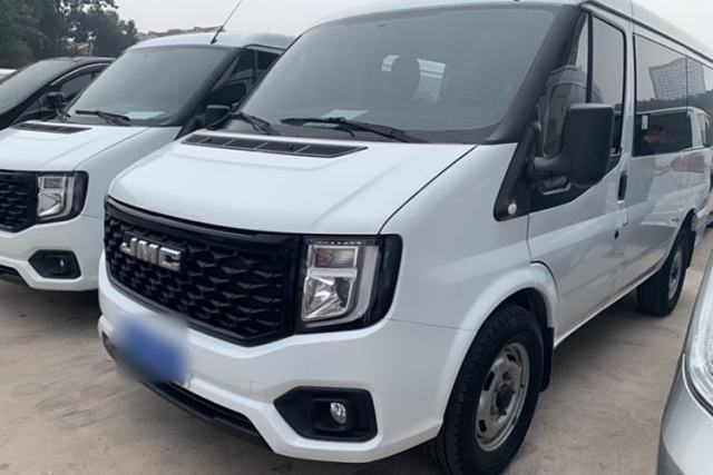 Used JMC Fushun 2023 2.0T Manual Short-Wheelbase Low-Roof Commercial Multi-Purpose Passenger Vehicle 6 Seats with Dual-Opening Tailgate