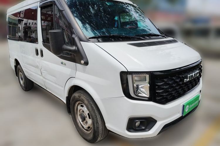 Used JMC Fushun 2024 2.0T Manual Diesel Short-Wheelbase Low-Roof Commercial Multi-Purpose Passenger Vehicle 5 Seats (Double-Swing Tailgate) Front Right 45 Deg