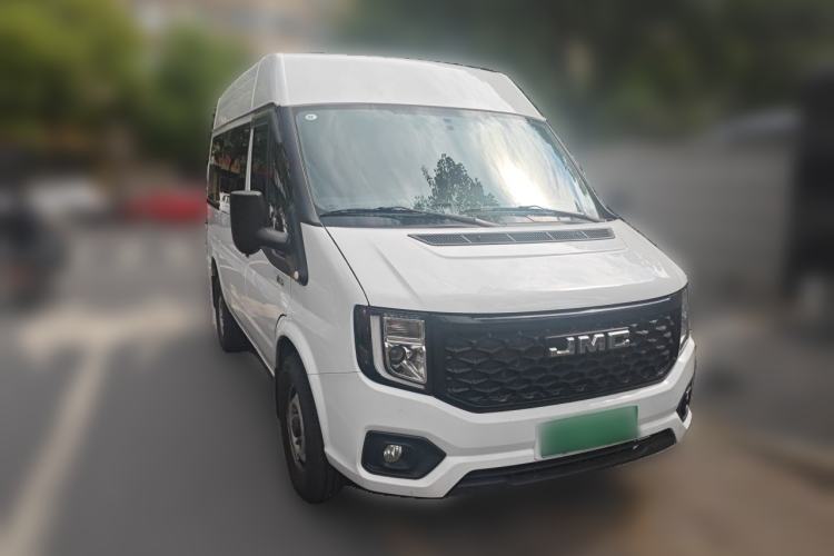 Used JMC Fushun 2024 2.0T Manual Diesel Short-Wheelbase Mid-Roof Commercial Utility MPV with 5 Seats Front Right 45 Deg