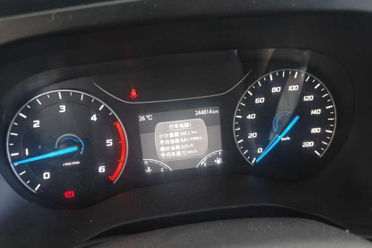 Used JMC Fushun  Odometer Close Up