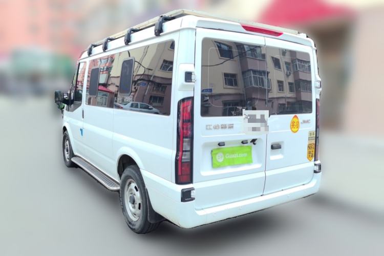 Used JMC Fushun 2024 2.0T Manual Diesel Short-Wheelbase Low-Roof Commercial Multi-Purpose Passenger Vehicle 5 Seats (Double-Swing Tailgate) Rear Left 45 Deg