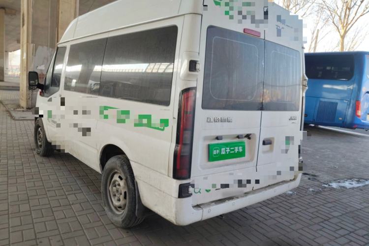 Used JMC Fushun 2024 2.0T Manual Diesel Short-Wheelbase Mid-Roof Commercial Utility MPV with 5 Seats Rear Left 45 Deg