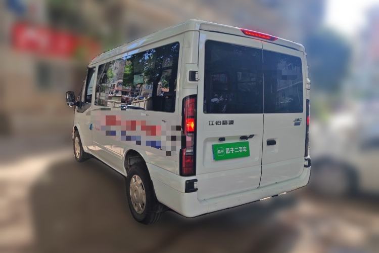 Used JMC Fushun 2024 2.0T Manual Diesel Short-Wheelbase Low-Roof Commercial Multi-Purpose Passenger Vehicle 5 Seats (Double-Swing Tailgate) Rear Left 45 Deg