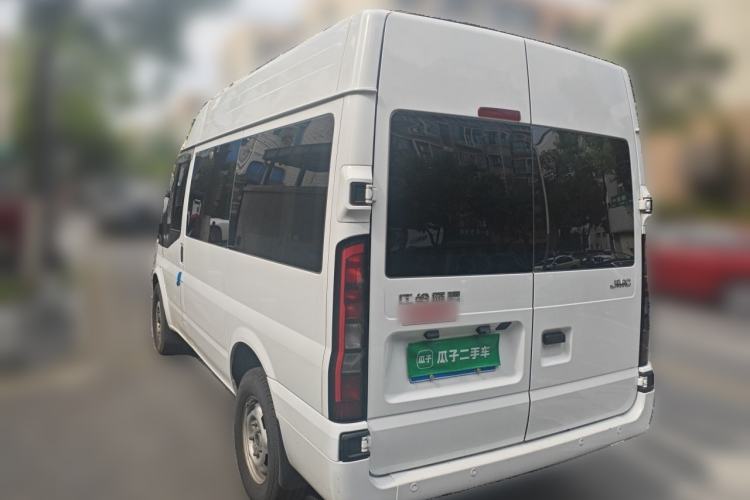 Used JMC Fushun 2024 2.0T Manual Diesel Short-Wheelbase Mid-Roof Commercial Utility MPV with 5 Seats Rear Left 45 Deg