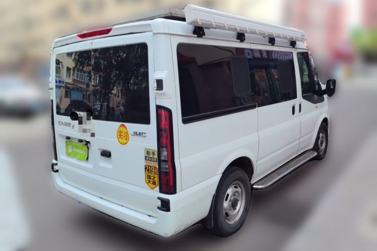 Used JMC Fushun 2024 2.0T Manual Diesel Short-Wheelbase Low-Roof Commercial Multi-Purpose Passenger Vehicle 5 Seats (Double-Swing Tailgate) Rear Right 45 Deg