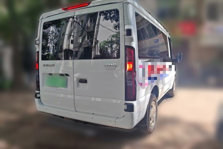 Used JMC Fushun 2024 2.0T Manual Diesel Short-Wheelbase Low-Roof Commercial Multi-Purpose Passenger Vehicle 5 Seats (Double-Swing Tailgate) Rear Right 45 Deg