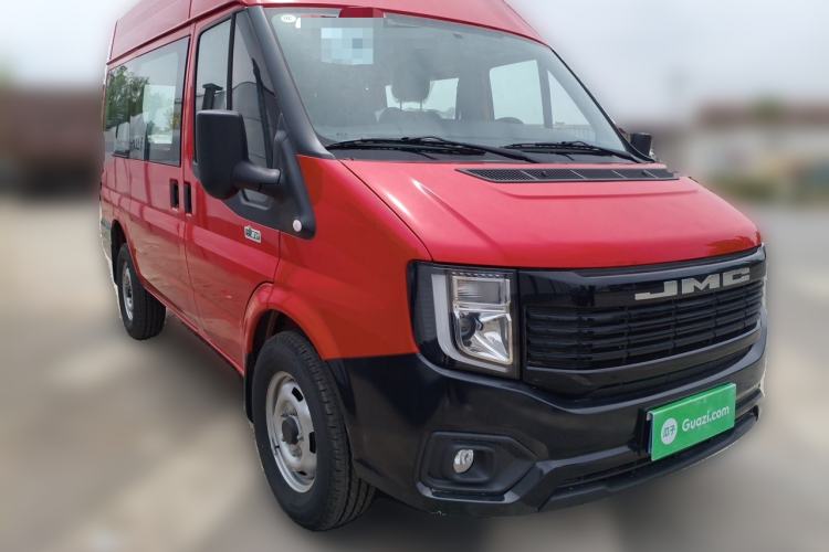 Used JMC Fushun 2025 2.0T 6MT Diesel Short-Wheelbase Mid-Roof Commercial Multi-Purpose Passenger Vehicle with 5/6 Seats Front Right 45 Deg