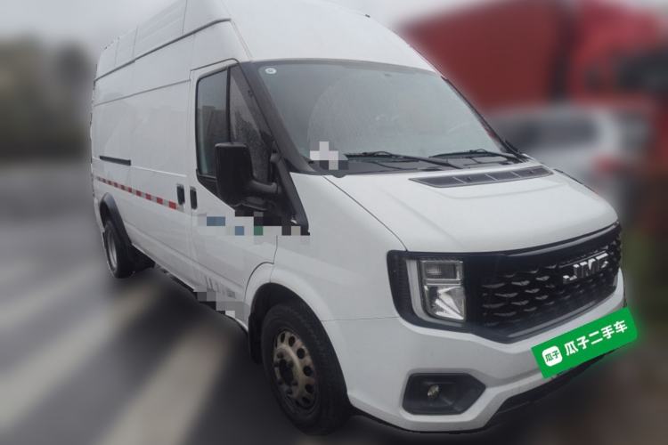Used JMC Fushun 2025 2.0T Manual Diesel Long-Wheelbase High-Roof Heavy-Duty Version with 2/3 Seats Front Right 45 Deg