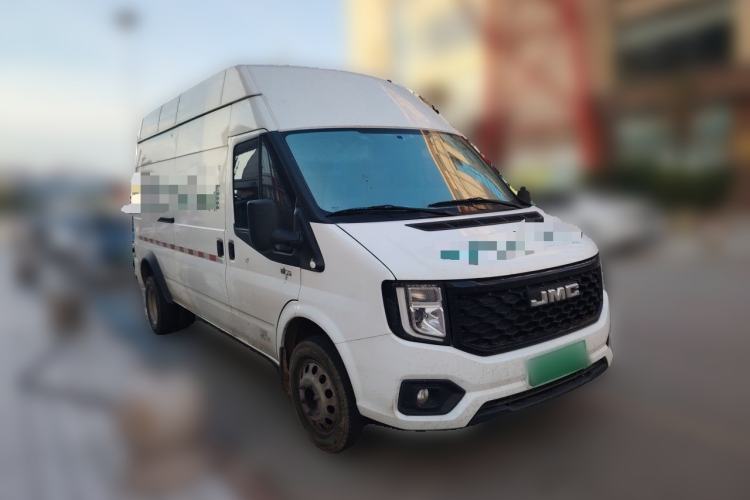 Used JMC Fushun 2025 2.0T Manual Diesel Long-Wheelbase High-Roof Heavy-Duty Version with 2/3 Seats Front Right 45 Deg
