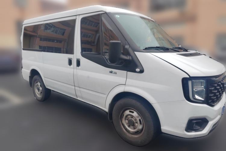Used JMC Fushun 2025 2.0T 6MT Diesel Short-Wheelbase Low-Roof Commercial Multi-Purpose Passenger Vehicle with 5/6 Seats and Twin-Swing Tailgate Front Right 45 Deg