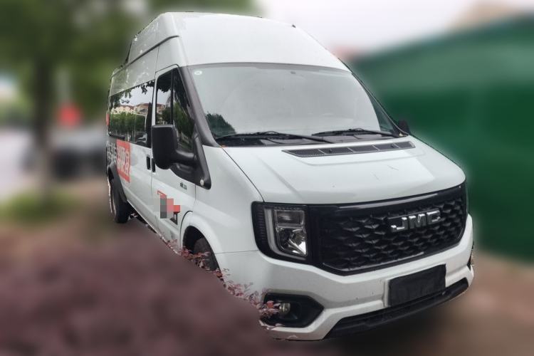 Used JMC Fushun 2025 2.0T 6MT Diesel Mid-Roof High-Arch Commercial Multi-Purpose 7-Seater Passenger Vehicle Front Right 45 Deg