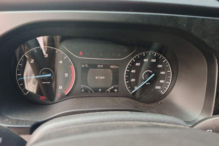Used JMC Fushun  Odometer Close Up