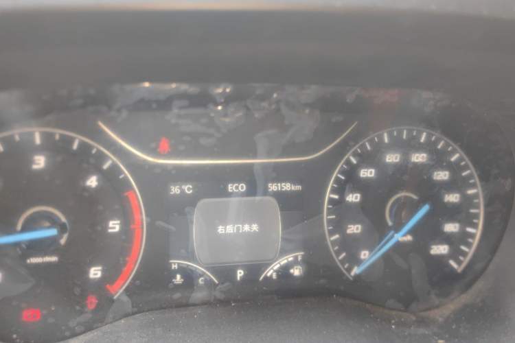 Used JMC Fushun  Odometer Close Up