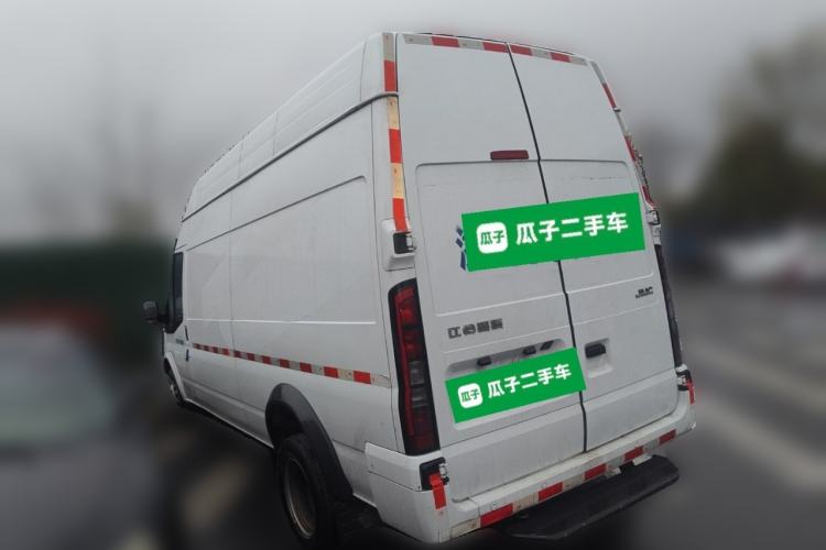 Used JMC Fushun 2025 2.0T Manual Diesel Long-Wheelbase High-Roof Heavy-Duty Version with 2/3 Seats Rear Left 45 Deg