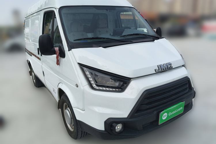 Used JMC Transit 2019 2.8T Commercial Version Short Wheelbase Mid-Roof 3-Seater China VI Standard JX493 Front Right 45 Deg